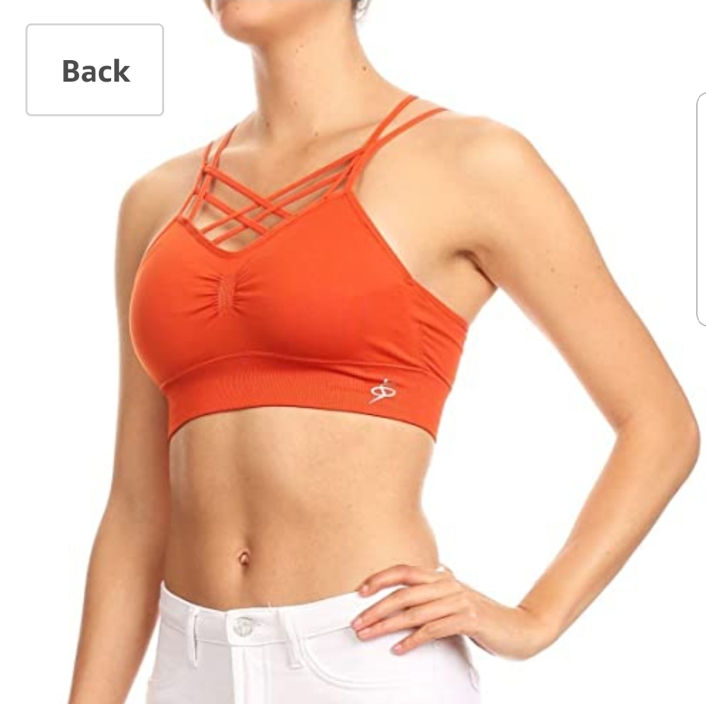 Red Crisscross bralette